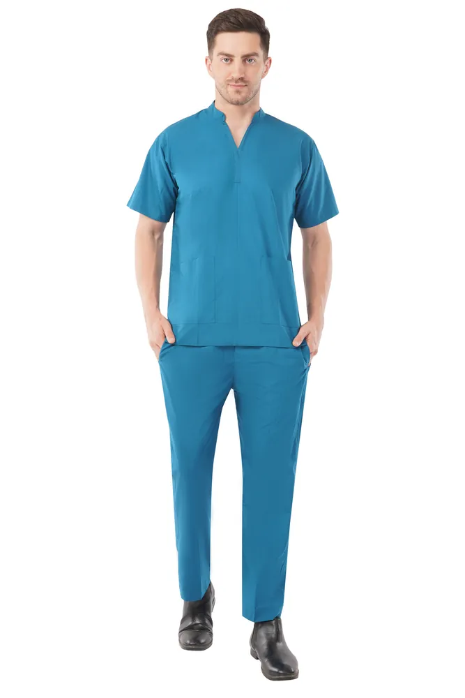 Mandarin Neck Mens Scrub